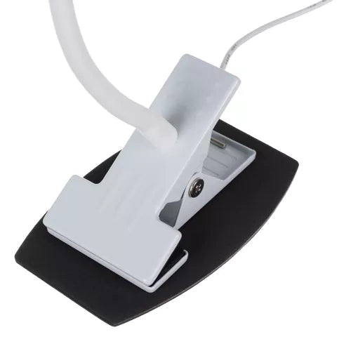 Schreibtischlampe mit Clip - weiß Izoxis 19455