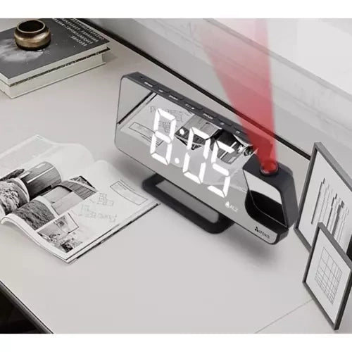 Wecker – LED-Uhr mit Izoxis 19576 Projektor