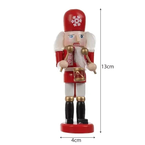 5 Stk. Nussknacker Weihnachten Christbaumschmuck Nussknackerfiguren Weihnachtlich 20358