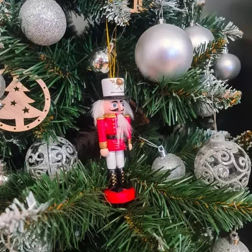 5 Stk. Nussknacker Weihnachten Christbaumschmuck Nussknackerfiguren Weihnachtlich 20358