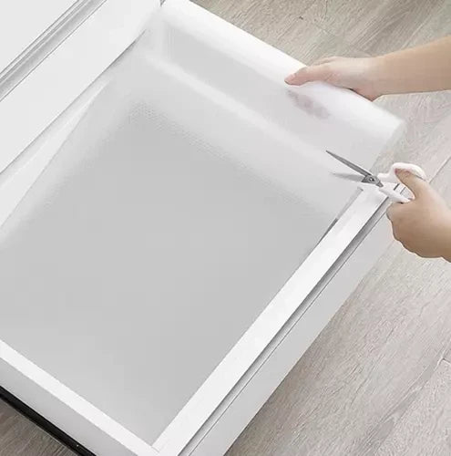Schubladenmatte Antirutsch transparent 300 x 50 cm 0,5 mm zuschneidbar Küche