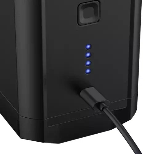 Luftpumpe kabellos Akku 5200 mAh USB-C 3 Aufsätze schwarz für Matratzen Camping