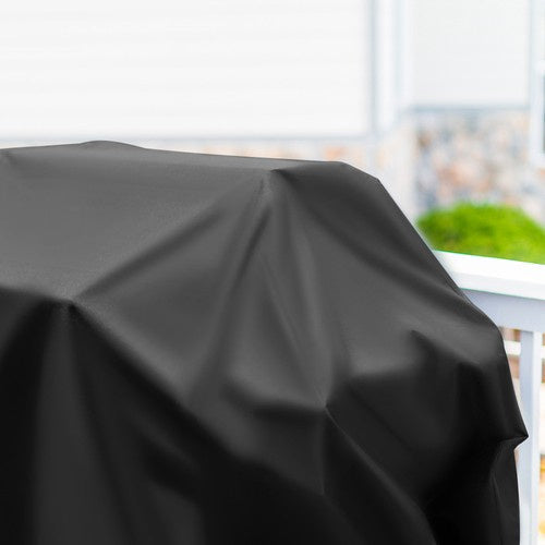 Grillabdeckung wasserdicht UV-beständig PU-beschichtet schwarz 95 x 100 x 60 cm