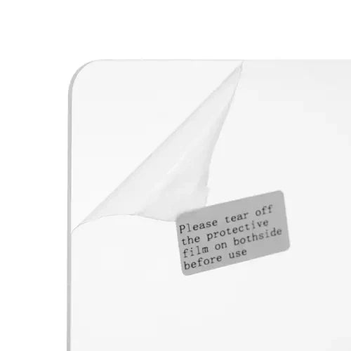 Buchstützen Acryl 6er Pack glasklar transparent 18,5x12x12 cm Regal Büro Zuhause