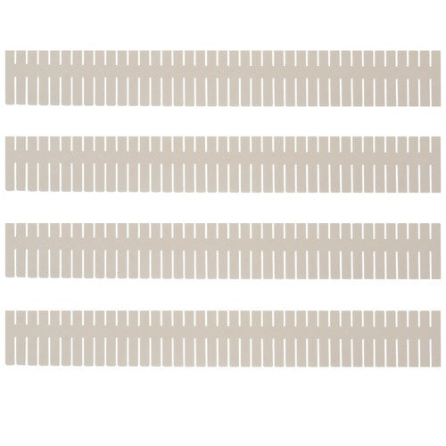 Schubladenteiler Set 4er verstellbar erweiterbar zuschneidbar 46,3 x 7 cm hoch