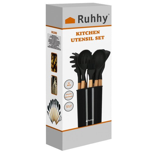 RUHHY 21804 Küchenutensilien-Set 12 Stück