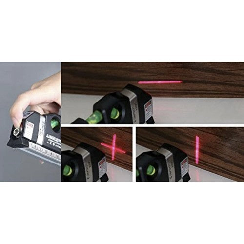 Laser-Wasserwaage mit Maß 250 cm Bigstren 21747