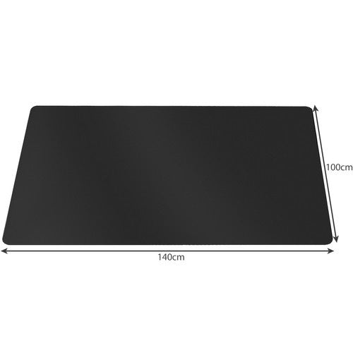 Schutzmatte unter Stuhl 100x140cm RUHHY - schwarz
