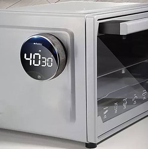 Küchentimer digital LED LCD Magnet Stoppuhr Schwarz 0-99:55 Min 3xAAA 4,5V