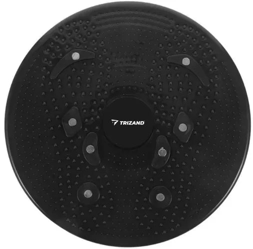 Twister Rotationsscheibe Magneten Bauchtrainer 360° schwarz 24,5 cm Fitness