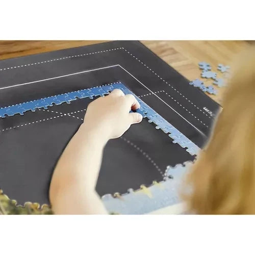 Puzzlematte mit Tasche, Pumpe, 4 Sortiertaschen, Schlauch, Gurte, 115 x 67 cm