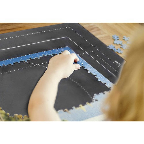 Puzzlematte mit Tasche, Pumpe, 4 Sortiertaschen, Schlauch, Gurte, 115 x 67 cm