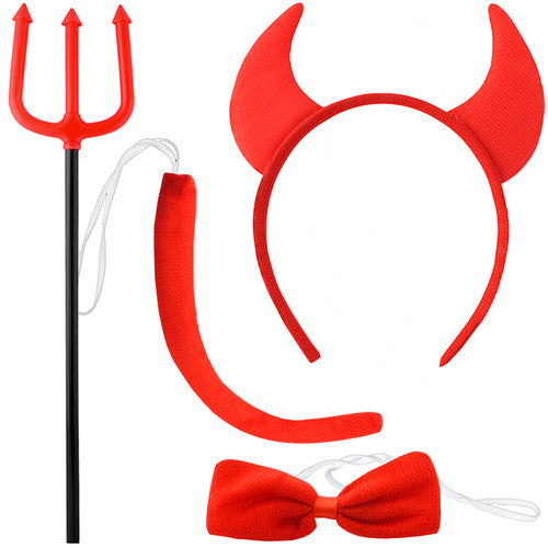 Teufelskostüm - 4er Set S22140