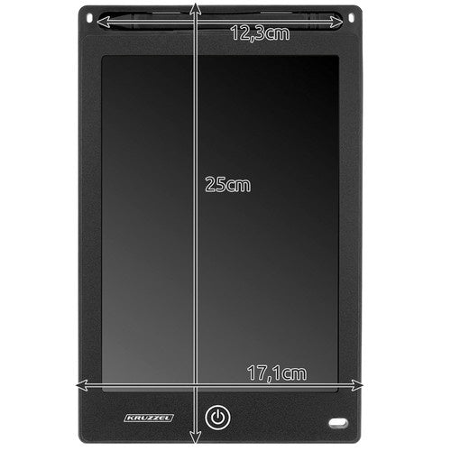 Zeichentablett 10" schwarz XL KRUZZEL 22455