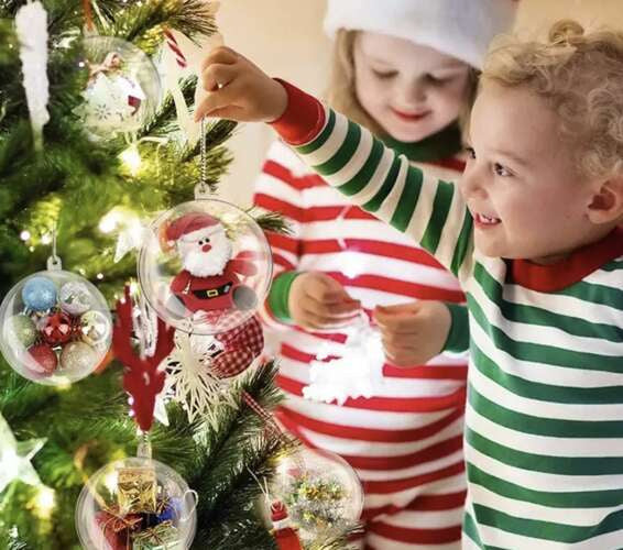 Transparente Kugeln 10 cm – 5er-Set Ruhhy 22276