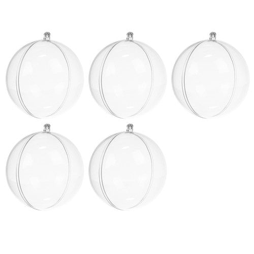 Transparente Kugeln 10 cm – 5er-Set Ruhhy 22276