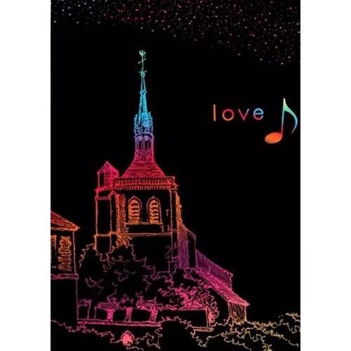 Set Rubbelbögen + Holzstift 22449