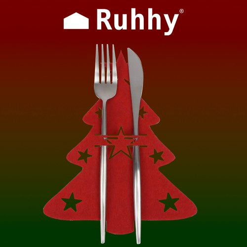 Besteckkoffer - Weihnachtsbäume, 12-tlg. Ruhhy 22304