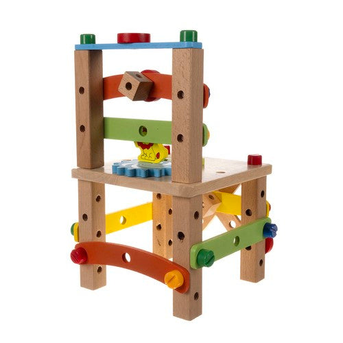 Kruzzel 22506 Montagestuhl aus Holz