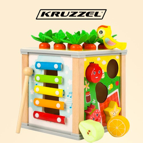 Lernwürfel aus Holz - Sortierer Kruzzel 22566