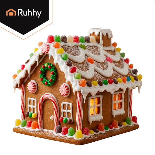 Lebkuchenhaus Ausstechform DIY Krippe Weihnachten 10 Teile 22905