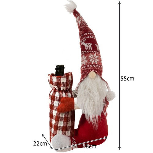 Weihnachtswichtel mit Flaschentasche Ruhhy 22508