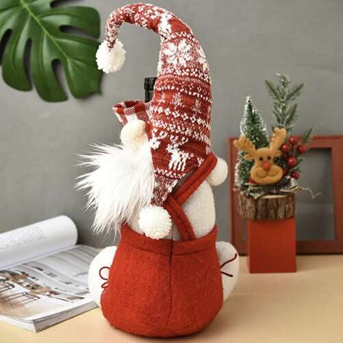 Weihnachtswichtel mit Flaschentasche Ruhhy 22508