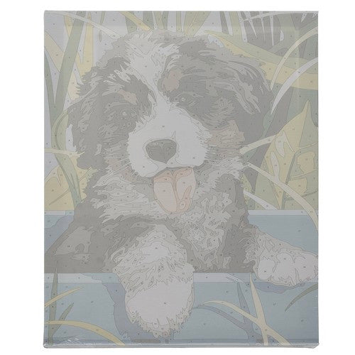 Malen nach Zahlen 40x30cm - Maaleo Hund 22780