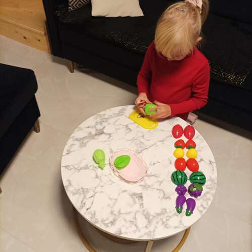 Set Obst und Gemüse zum Schneiden im Korb 22576