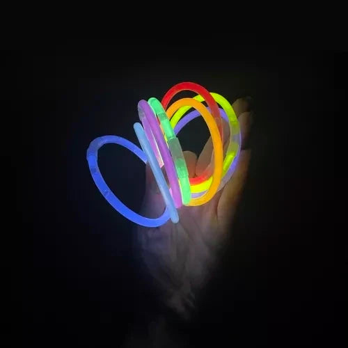 Kruzzel 22889 Leuchtarmbänder Lightstick, 100 Stück, bunt