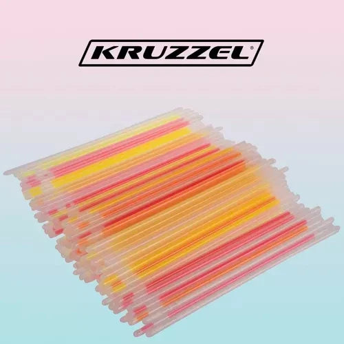Kruzzel 22889 Leuchtarmbänder Lightstick, 100 Stück, bunt
