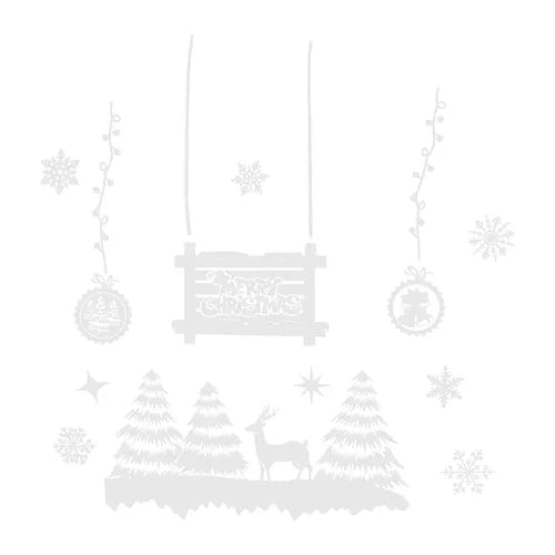 Weihnachts-Fensteraufkleber Ruhhy 22253