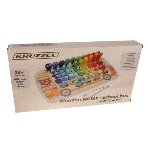 Holzpuzzle - Sortierer 6 in 1 Kruzzel 22636
