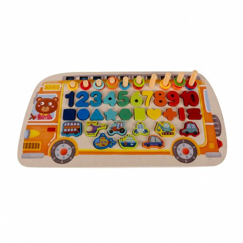 Holzpuzzle - Sortierer 6 in 1 Kruzzel 22636
