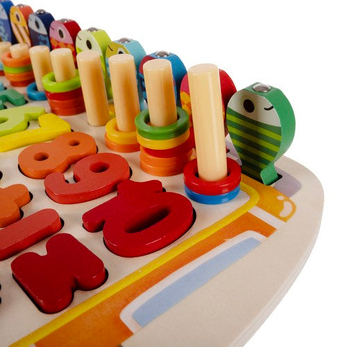 Holzpuzzle - Sortierer 6 in 1 Kruzzel 22636