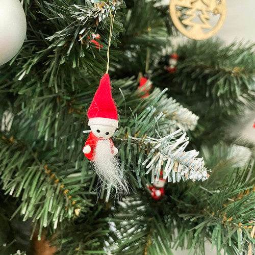 Weihnachtsbaumanhänger aus Holz Set Weihnachtsbaumbaumschmuck Stern Weihnachtsmann Weihnachtsbaum Glocke Engel 10 Stück 22943