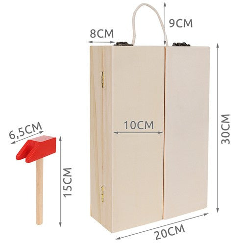 Box + Satz Holzwerkzeuge 22697