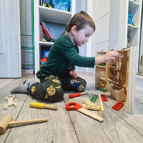 Box + Satz Holzwerkzeuge 22697