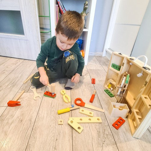 Box + Satz Holzwerkzeuge 22697