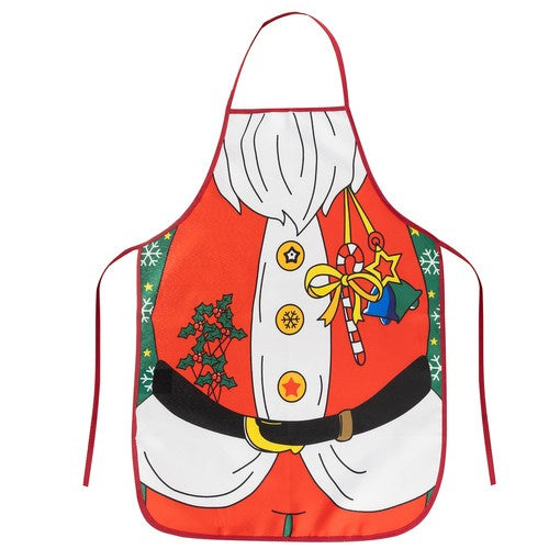 Kochschürze Gedruckt Weihnachtsschürze Weihnachtsmann Motiv 22683