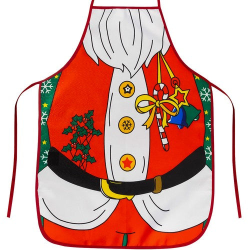 Kochschürze Gedruckt Weihnachtsschürze Weihnachtsmann Motiv 22683