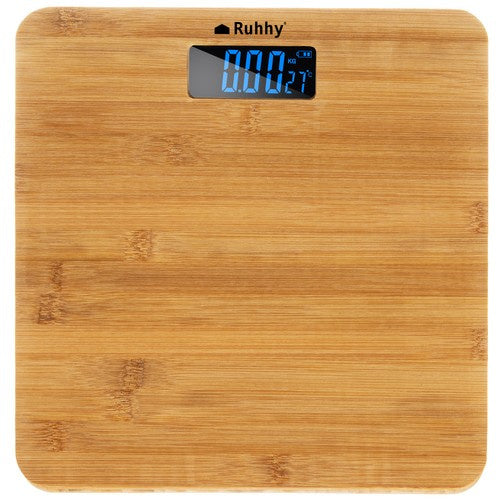 RUHHY 22522 LCD-Holz-Badewaage