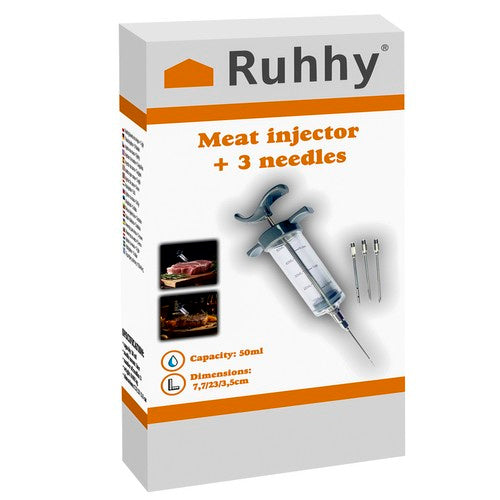 Fleischinjektor + 3 Ruhhy 23055 Nadeln