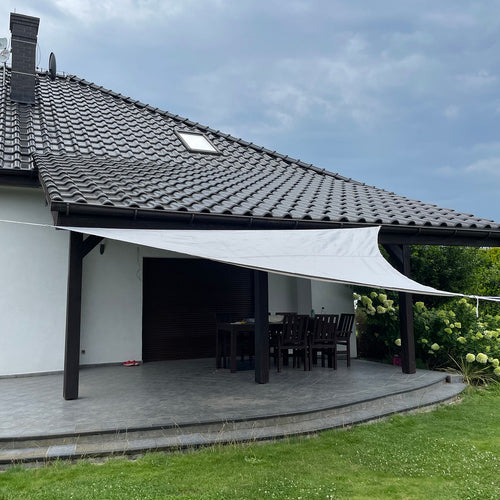 Sonnenschirmsegel 4x4x4m-grau Gardlov 23141