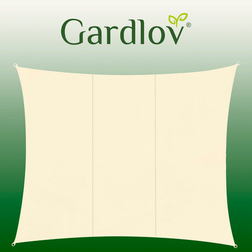GARDLOV 23144 Sonnensegel 4x3 m beige