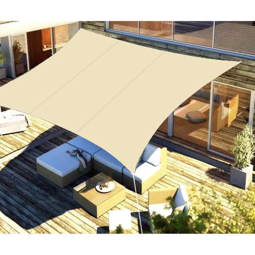 GARDLOV 23144 Sonnensegel 4x3 m beige