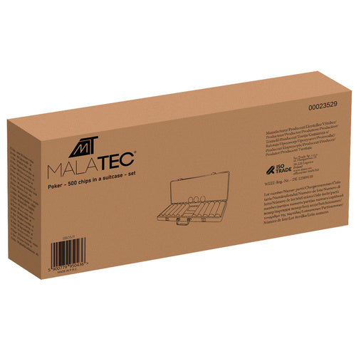 Poker - Set mit 500 Chips im Koffer HQ 23529