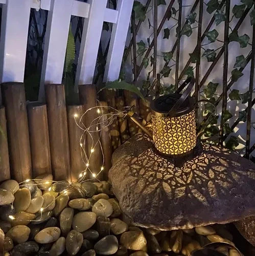 Solar-Gießkanne Gartenleuchte LED Dekorativ Warmweiß 60 LEDs Dämmerungssensor