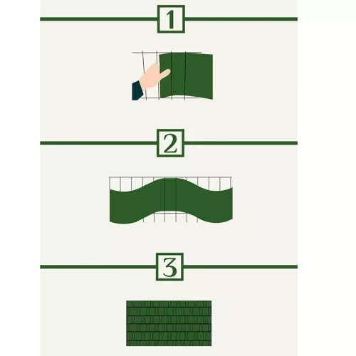 Zaunband 19cmx35m 630g/m2 grau 23704