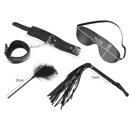 Erotikaccessoires - Set - schwarz 23431